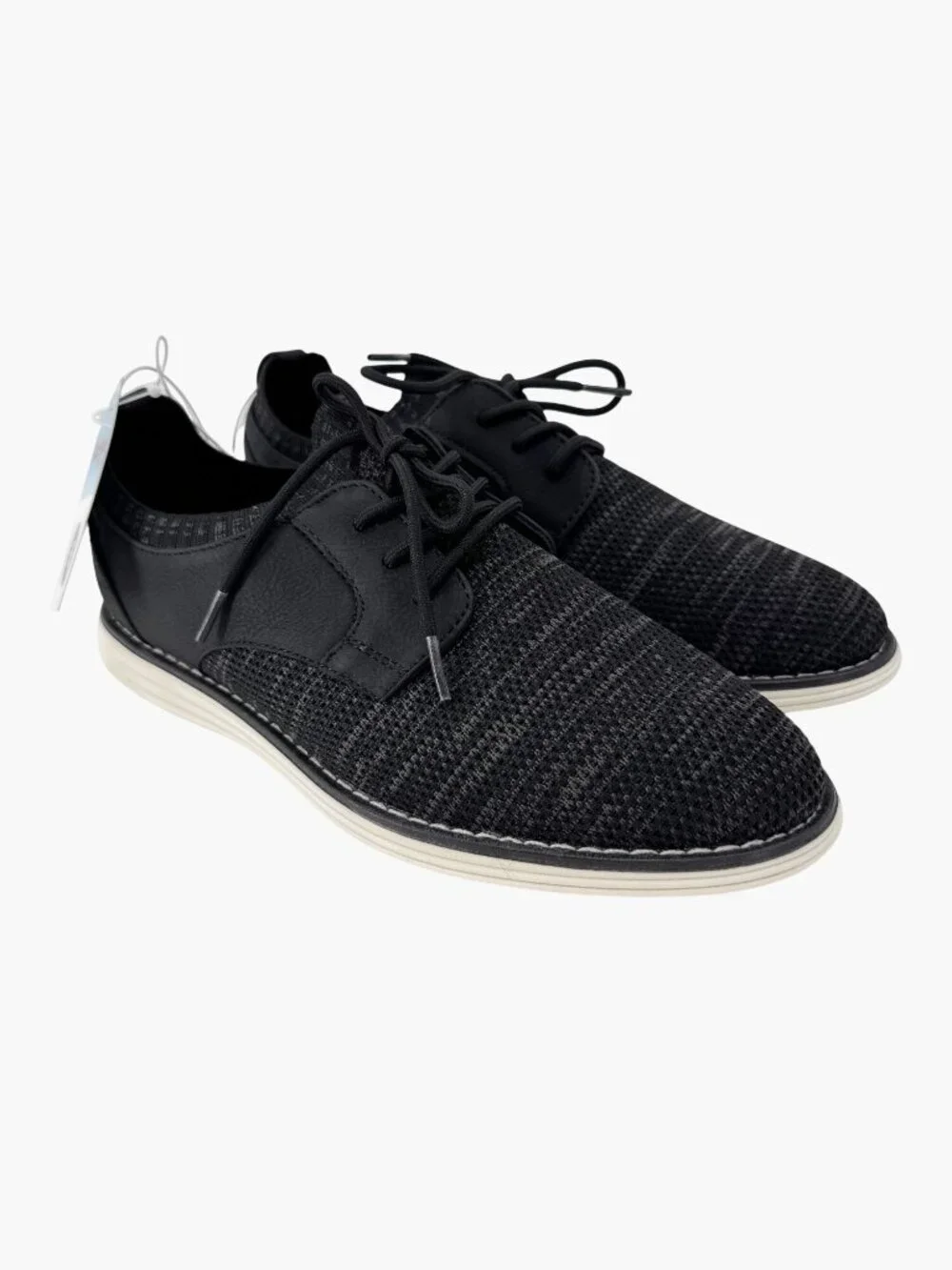 NEW Cat & Jack Kids' Elijah Knit Dress Shoes - Black